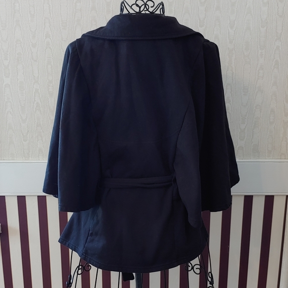 L.A. Kitty Jacket Coat Tomcat Couture Black Size Large - Picture 3 of 12